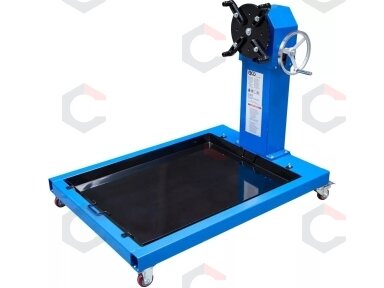Stendas varikliui su įrankių dėklu | Heavy Duty | 800 kg (71100)