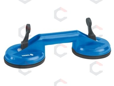 Stiklų kėliklis dviejų čiuptuvų | 2x115 mm | iki 70 kg (05301) Stiklų kėliklis dviejų čiuptuvų | 2x115 mm | iki 70 kg (05301)