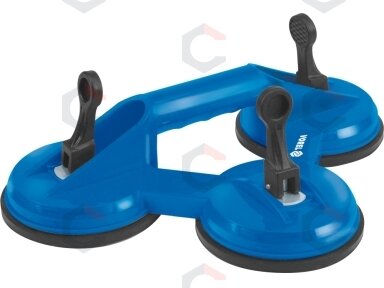 Stiklų kėliklis trijų čiuptuvų | 3x115 mm | iki 100 kg (05302) Stiklų kėliklis trijų čiuptuvų | 3x115 mm | iki 100 kg (05302)