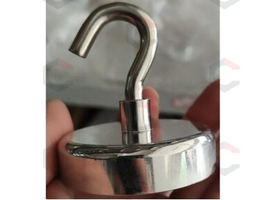 Neodimio magnetas – super stiprus žvejybai – 51 mm | 136 kg (NM2) Neodimio magnetas – super stiprus žvejybai – 51 mm | 136 kg (NM2)
