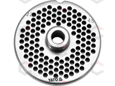 Sietelis mėsmalei YG-03235 | 4,5 mm | su įvore (YG-03271) Sietelis mėsmalei YG-03235 | 4,5 mm | su įvore (YG-03271)