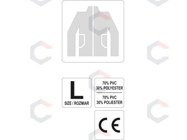 Striukė nuo lietaus | L dydis (74626) Striukė nuo lietaus | L dydis (74626)