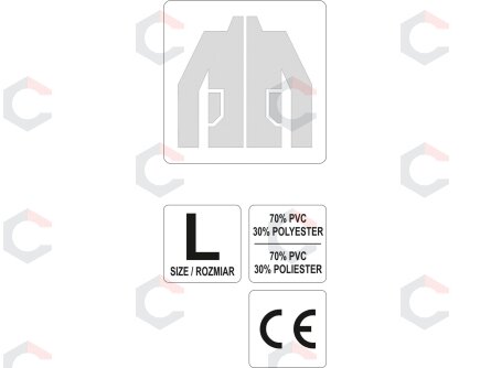 Striukė nuo lietaus | L dydis (74626) 1 Striukė nuo lietaus | L dydis (74626) 1