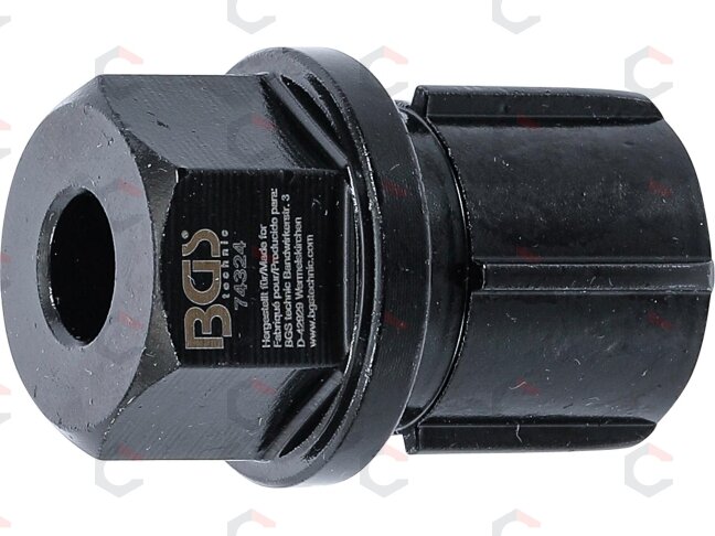 Stabdžių apkabų galvutė | Išorinis šešiakampis 24 mm | Scania / Volvo | Knorr Brake (74324) 1 Stabdžių apkabų galvutė | Išorinis šešiakampis 24 mm | Scania / Volvo | Knorr Brake (74324) 1