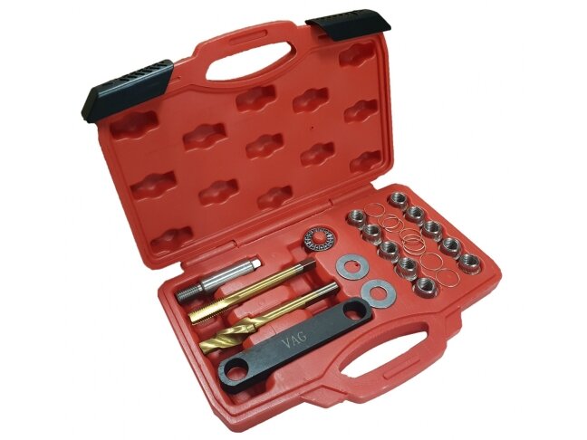 Stabdžių sriegio remonto rinkinys VAG | M12 x 1,5 | 15 vnt. (H1077) 1 Stabdžių sriegio remonto rinkinys VAG | M12 x 1,5 | 15 vnt. (H1077) 1