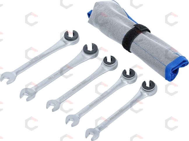 Atvirų terkšlinių raktų rinkinys BGS | 8–12 mm | 5 vnt. (30836) Atvirų terkšlinių raktų rinkinys BGS | 8–12 mm | 5 vnt. (30836)