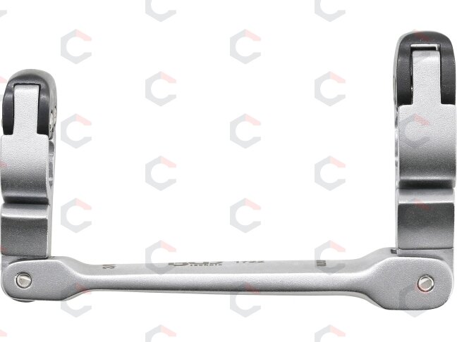 Stabdžių vamzdelių veržliaraktis su terkšlės funkcija | šarnyrinis | 10 x 11 mm (1722) 3 Stabdžių vamzdelių veržliaraktis su terkšlės funkcija | šarnyrinis | 10 x 11 mm (1722) 3