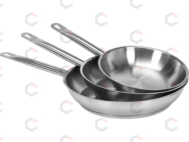 Profesionali keptuvė indukcijai | nerūdijančio plieno | 28 cm (YG-00102) 1 Profesionali keptuvė indukcijai | nerūdijančio plieno | 28 cm (YG-00102) 1