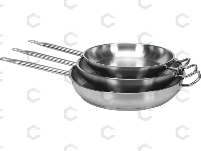 Nerūdijančio plieno keptuvė | indukcinė | Ø 36 cm | 6,1 l (YG-00104) 1