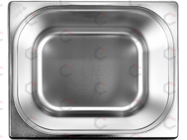 Gastronominis indas GN 1/2 | 325 × 265 × 200 mm | nerūdijantis plienas | 11,5 l (YG-00265) 1 Gastronominis indas GN 1/2 | 325 × 265 × 200 mm | nerūdijantis plienas | 11,5 l (YG-00265) 1