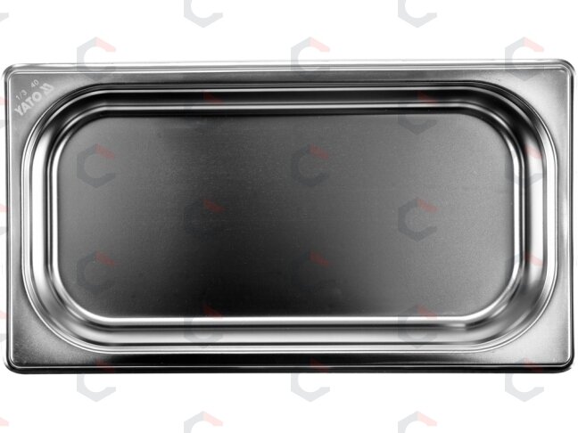 Gastronominis indas GN 1/3 | 325 × 176 × 40 mm | nerūdijantis plienas | 1,5 l (YG-00271) 1 Gastronominis indas GN 1/3 | 325 × 176 × 40 mm | nerūdijantis plienas | 1,5 l (YG-00271) 1