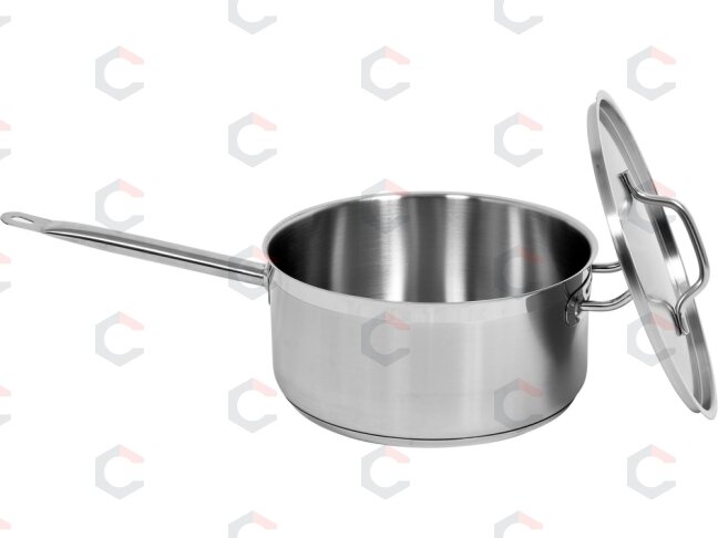 Nerūdijančio plieno prikaistuvis su dangčiu | Ø 28 cm | 280 × 130 mm | 8 l (YG-00063) 1 Nerūdijančio plieno prikaistuvis su dangčiu | Ø 28 cm | 280 × 130 mm | 8 l (YG-00063) 1