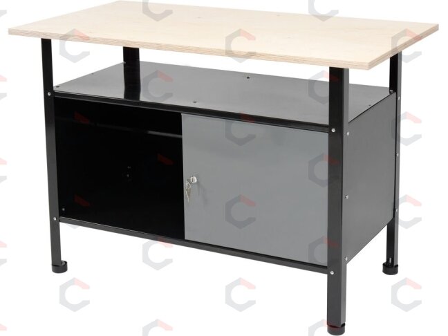 Stalas įrankių dirbtuvėms | varstotas | 1160 x 600 mm (58450)