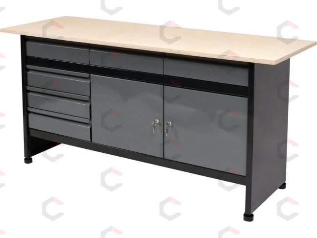 Stalas įrankių dirbtuvėms | varstotas | 1700 x 600 mm (58456) 1 Stalas įrankių dirbtuvėms | varstotas | 1700 x 600 mm (58456) 1