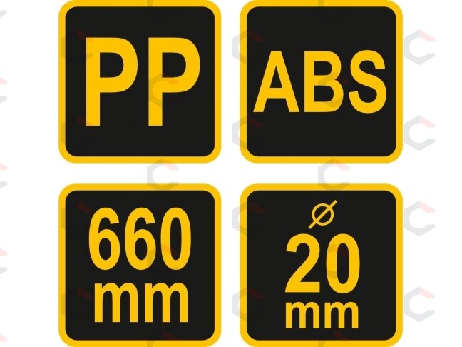 Statybinių mišinių/skedinių aplikatorius | FI 20 mm (04451) 3