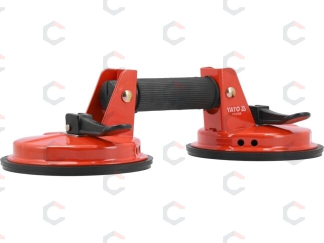 Stiklo kėliklis dvigubas | prisiurbtukas | 2 x Ø 150 mm (YT-37238) 1 Stiklo kėliklis dvigubas | prisiurbtukas | 2 x Ø 150 mm (YT-37238) 1