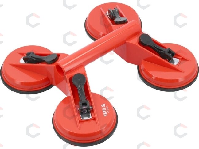Stiklo kėliklis keturgubas | prisiurbtukas | 4 x Ø 120 mm (YT-37241) Stiklo kėliklis keturgubas | prisiurbtukas | 4 x Ø 120 mm (YT-37241)