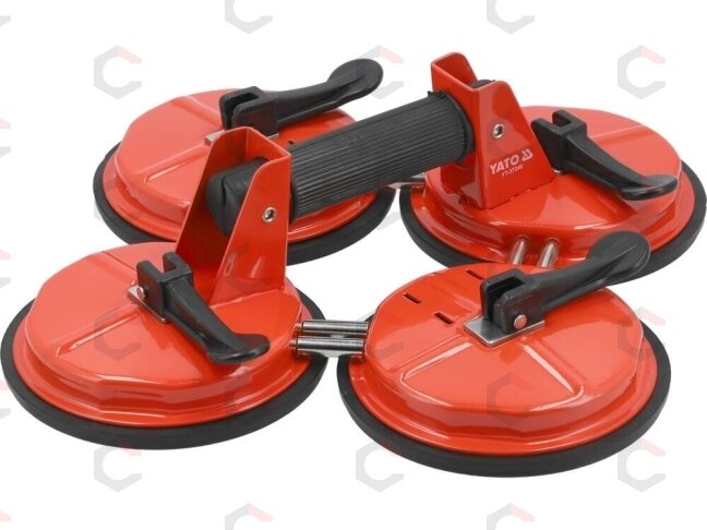 Stiklo kėliklis keturgubas | prisiurbtukas | 4 x Ø 150 mm (YT-37240) 1 Stiklo kėliklis keturgubas | prisiurbtukas | 4 x Ø 150 mm (YT-37240) 1