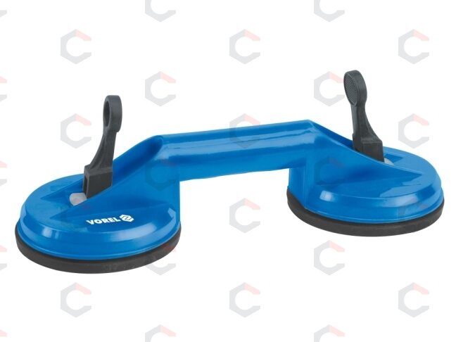 Stiklų kėliklis dviejų čiuptuvų | 2x115 mm | iki 70 kg (05301) Stiklų kėliklis dviejų čiuptuvų | 2x115 mm | iki 70 kg (05301)