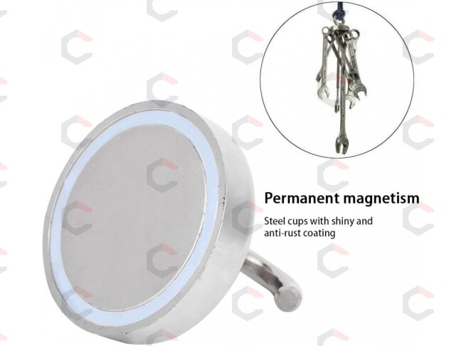 Neodimio magnetas – super stiprus žvejybai – 51 mm | 136 kg (NM2) 3