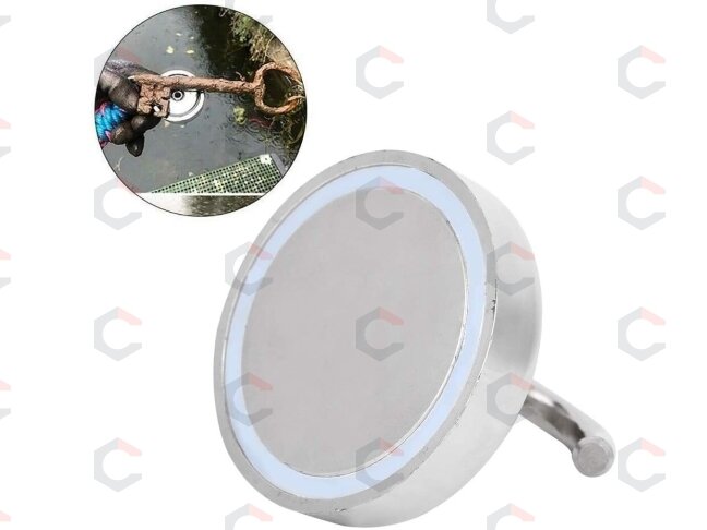 Neodimio magnetas – super stiprus žvejybai – 51 mm | 136 kg (NM2) 4 Neodimio magnetas – super stiprus žvejybai – 51 mm | 136 kg (NM2) 4