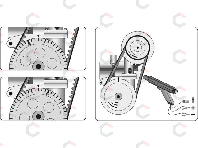 Stroboskopas benzininiams varikliams | reguliuojamas kampas | 12V (YT-7312) 3 Stroboskopas benzininiams varikliams | reguliuojamas kampas | 12V (YT-7312) 3