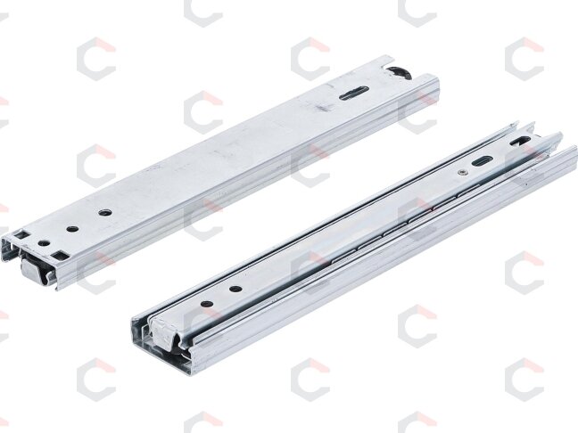 Stumdomi bėgiai | metalinei įrankių dėžei BGS 3312 | 2 vnt. (3312-5) 1 Stumdomi bėgiai | metalinei įrankių dėžei BGS 3312 | 2 vnt. (3312-5) 1