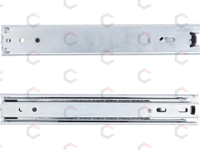 Stumdomi bėgiai | metalinei įrankių dėžei BGS 3312 | 2 vnt. (3312-5) 4 Stumdomi bėgiai | metalinei įrankių dėžei BGS 3312 | 2 vnt. (3312-5) 4