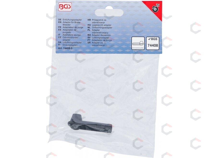Stabdžių nuorintuvo adapteris | skirtas BGS 74408 stabdžių nuorinimo rinkiniui (74408-5) 3 Stabdžių nuorintuvo adapteris | skirtas BGS 74408 stabdžių nuorinimo rinkiniui (74408-5) 3