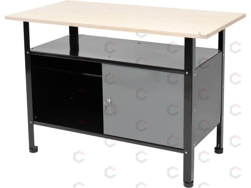 Stalas įrankių dirbtuvėms | varstotas | 1160 x 600 mm (58450) Stalas įrankių dirbtuvėms | varstotas | 1160 x 600 mm (58450)