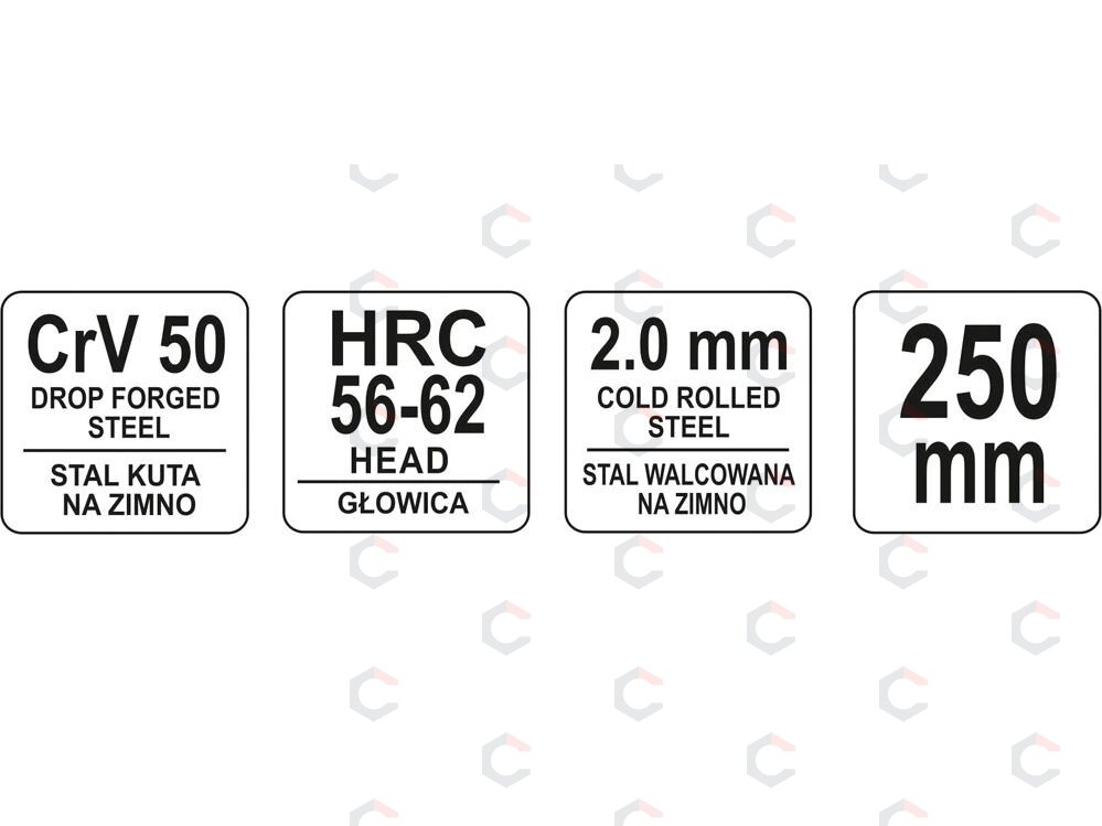 Staliaus replės | 250 mm (YT-2056) 3 Staliaus replės | 250 mm (YT-2056) 3