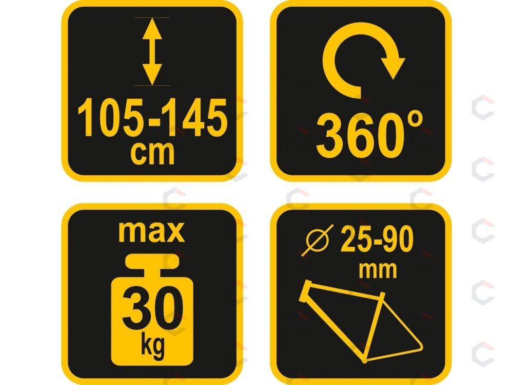 Dviračio remonto stovas | 105–145 cm | 30 kg (77715) 3 Dviračio remonto stovas | 105–145 cm | 30 kg (77715) 3