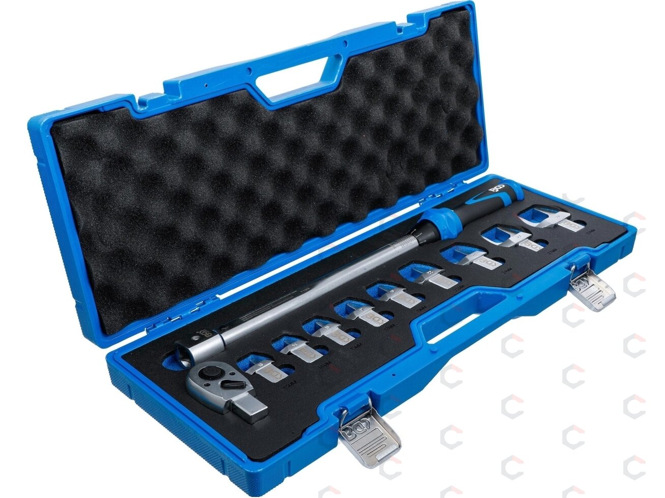 Dinamometrinio rakto rinkinys | 14 × 18 mm | 40–210 Nm | 11 vnt. | BGS (7193) 1