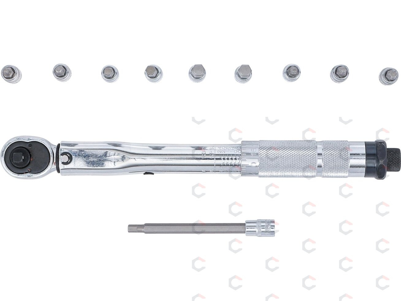 Dinamometrinio rakto rinkinys | 6,3 mm (1/4") | 2–24 Nm | 11 vnt. (72118) 4 Dinamometrinio rakto rinkinys | 6,3 mm (1/4") | 2–24 Nm | 11 vnt. (72118) 4