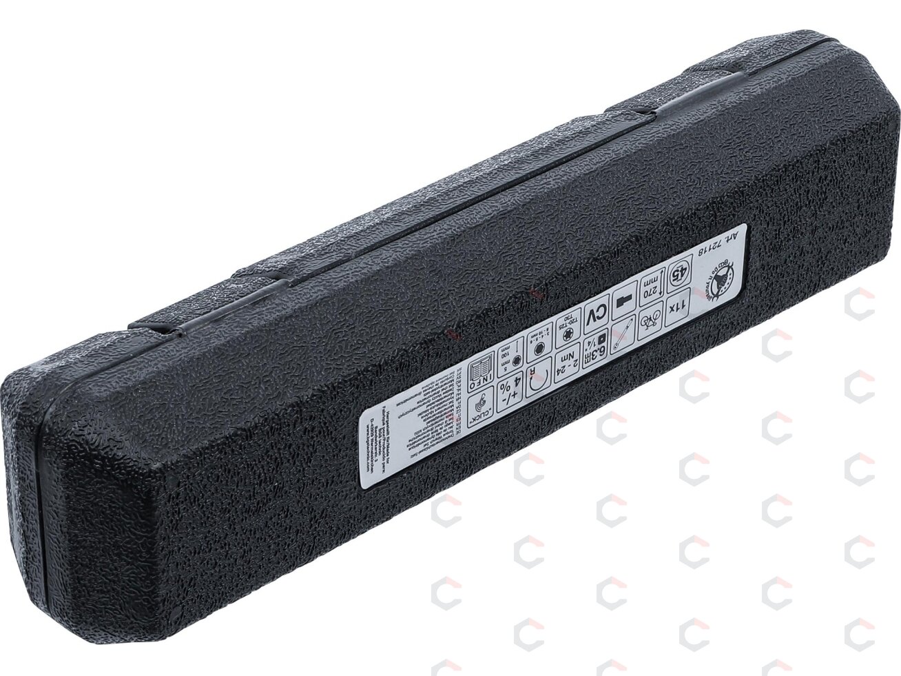 Dinamometrinio rakto rinkinys | 6,3 mm (1/4") | 2–24 Nm | 11 vnt. (72118) 6 Dinamometrinio rakto rinkinys | 6,3 mm (1/4") | 2–24 Nm | 11 vnt. (72118) 6