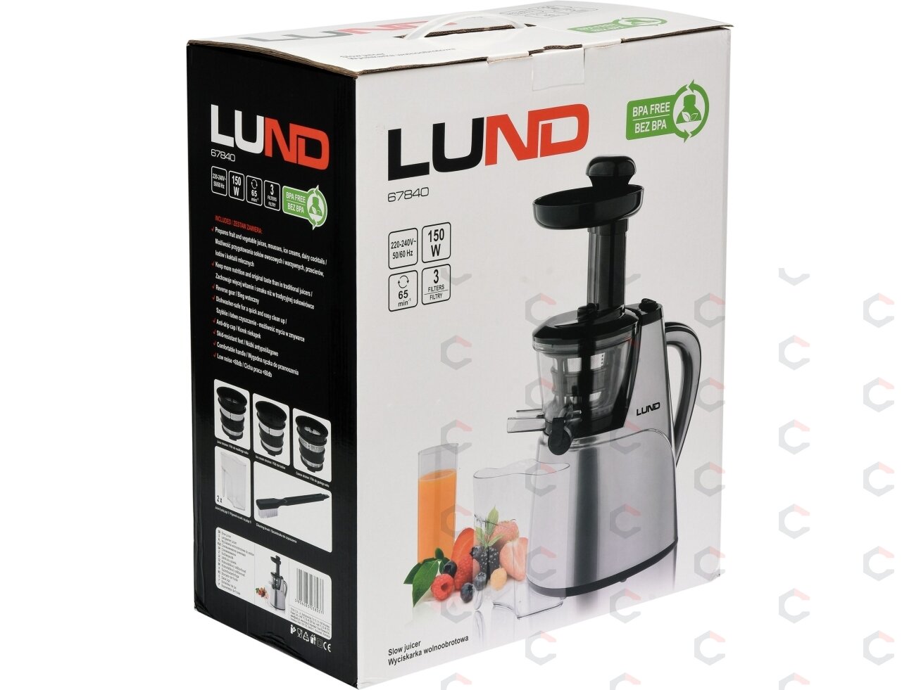 Sulčiaspaudė | lėtas spaudimas | 150W (67840) 4 Sulčiaspaudė | lėtas spaudimas | 150W (67840) 4