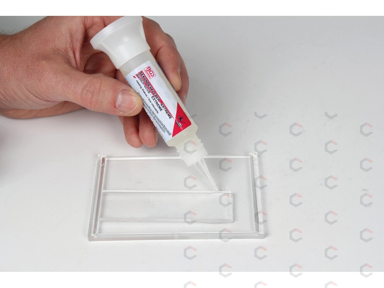 Superglue klijai | Vidutinis klampumas | Buteliukas su stovu 25 g (80607) 1 Superglue klijai | Vidutinis klampumas | Buteliukas su stovu 25 g (80607) 1