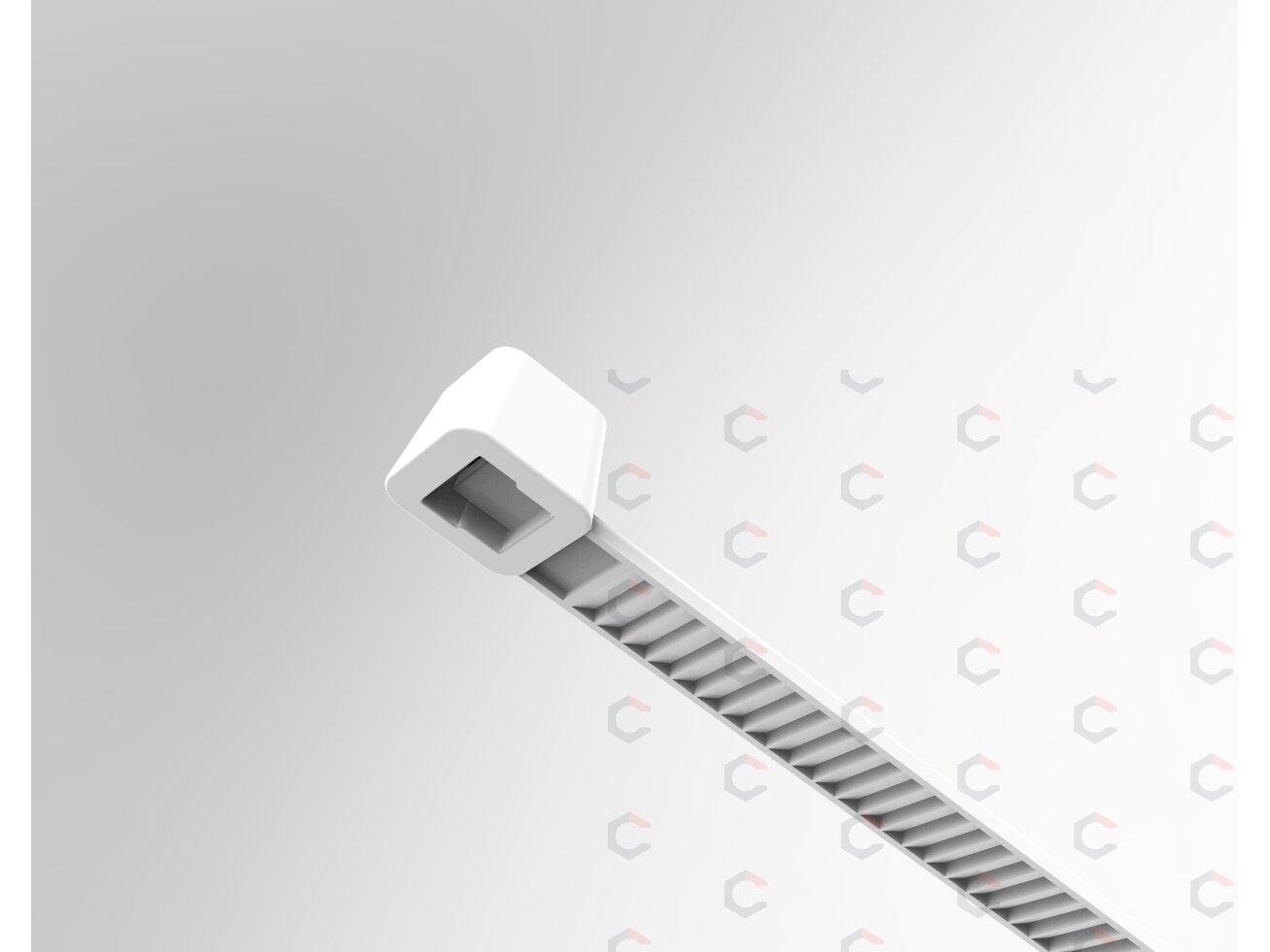 Suveržimo dirželiai 290x3,6 100vnt. balti (73885) 4 Suveržimo dirželiai 290x3,6 100vnt. balti (73885) 4
