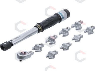 Sukimo momento veržliarakčio rinkinys | dinamometras | 6.3 mm (1/4") | 6 - 30 Nm | 10 vnt. (8856) Sukimo momento veržliarakčio rinkinys | dinamometras | 6.3 mm (1/4") | 6 - 30 Nm | 10 vnt. (8856)