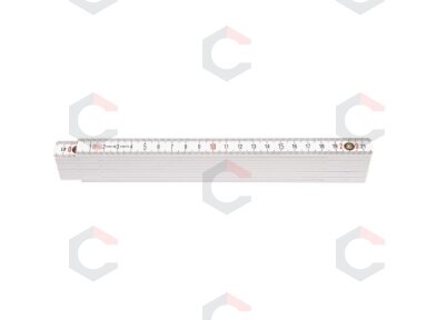 Sulankstomas metras baltas, ABS 1 m (15071) Sulankstomas metras baltas, ABS 1 m (15071)