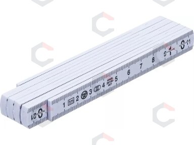 Sulankstomas metras plastikinis | 10 segmentų | 1 m (2054) Sulankstomas metras plastikinis | 10 segmentų | 1 m (2054)