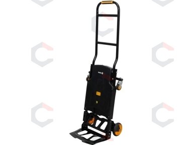 Sulankstomas transportavimo vežimėlis | 2 viename | 130 kg keliamoji galia (78663) Sulankstomas transportavimo vežimėlis | 2 viename | 130 kg keliamoji galia (78663)