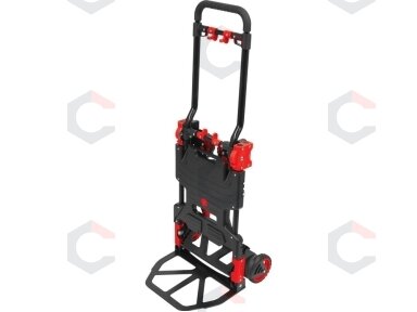 Sulankstomas transportavimo vežimėlis | 2 viename | keliamoji galia 137 kg (YT-37412) Sulankstomas transportavimo vežimėlis | 2 viename | keliamoji galia 137 kg (YT-37412)
