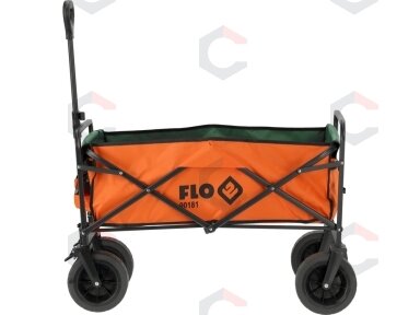 Sulankstomas turistinis sodo vežimėlis | plačios padangos | 100 kg (90181)