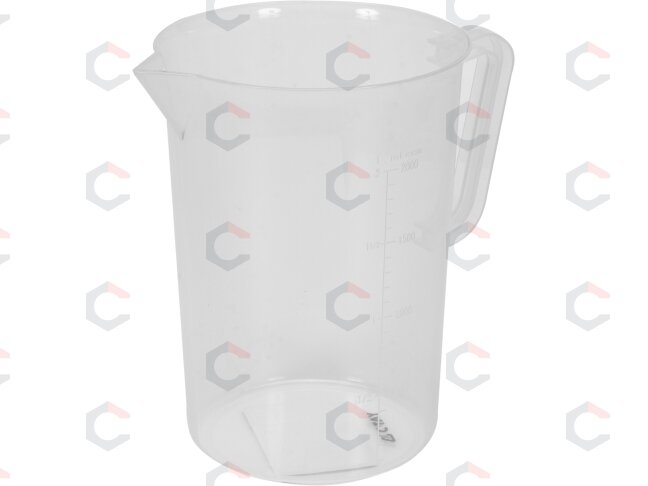 Sugraduotas plastikinis indas | 2000 ml (YG-07286)