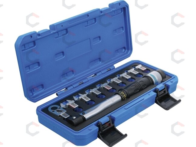Sukimo momento veržliarakčio rinkinys | dinamometras | 6.3 mm (1/4") | 6 - 30 Nm | 10 vnt. (8856) 1 Sukimo momento veržliarakčio rinkinys | dinamometras | 6.3 mm (1/4") | 6 - 30 Nm | 10 vnt. (8856) 1