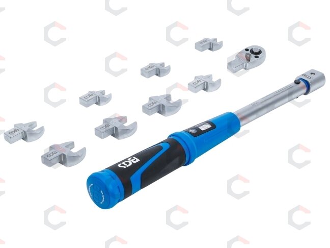 Dinamometrinio rakto rinkinys įstatomiems įrankiams | 9 x 12 mm | 10–50 Nm | 10 vnt. (7532) 2 Dinamometrinio rakto rinkinys įstatomiems įrankiams | 9 x 12 mm | 10–50 Nm | 10 vnt. (7532) 2