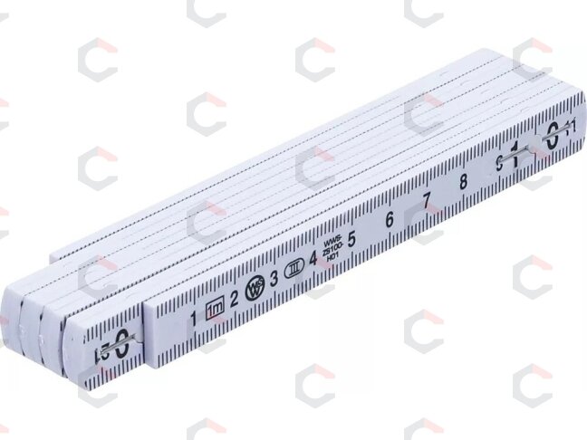 Sulankstomas metras plastikinis | 10 segmentų | 1 m (2054) Sulankstomas metras plastikinis | 10 segmentų | 1 m (2054)