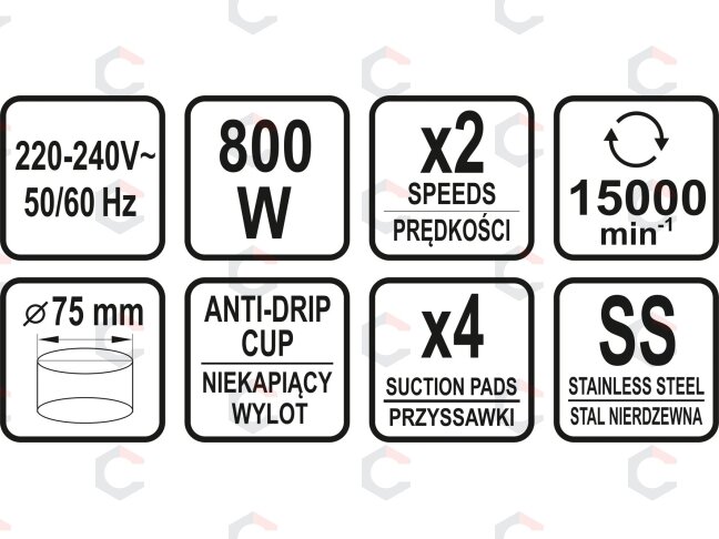 Sulčiaspaudė | 800W (67853) 10 Sulčiaspaudė | 800W (67853) 10
