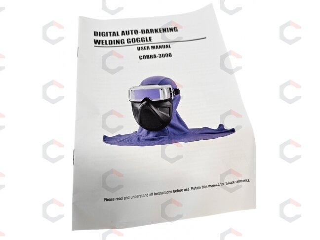Suvirinimo akinių rinkinys skaitmeninis | COBRA-3000 (CB3000) 2 Suvirinimo akinių rinkinys skaitmeninis | COBRA-3000 (CB3000) 2
